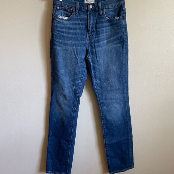Madewell jeans high rise slim boy jeans sz 26 - Picture 1 of 12